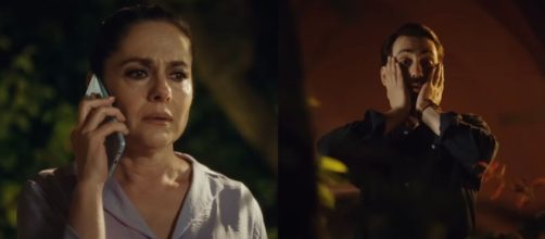 Nilüfer Açıkalın (Gara) e Edip Tepeli (Mert) - screenshot © La rosa della vendetta.