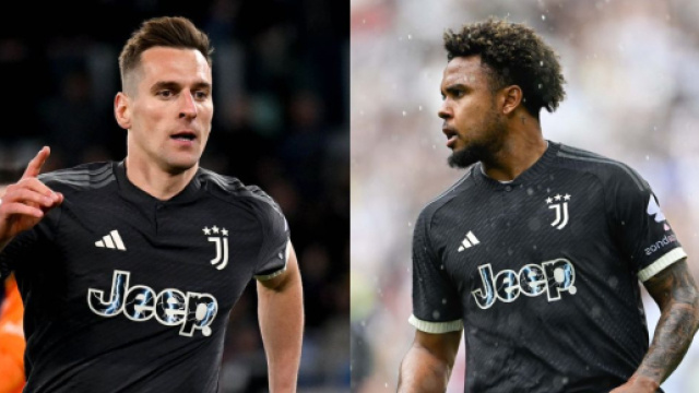 Arkadiusz Milik e Weston McKennie della Juventus . Foto © Juventus FC