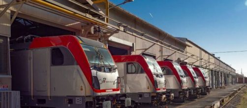 Alcuni treni di Ferrovie dello Stato © Ferrovie dello Stato S.p.A.