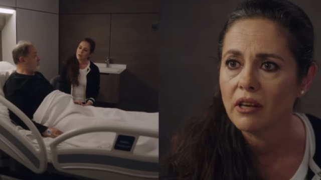 Atilla Şendil (İbrahim) e Nil&uuml;fer A&ccedil;ıkalın (Gara) - screenshot &copy; La rosa della vendetta.