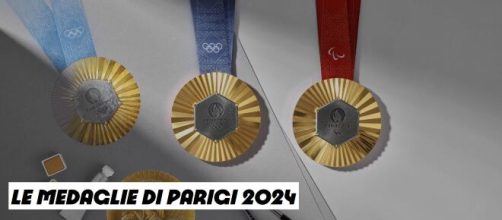 Le medaglie delle Olimpiadi di Parigi 2024 - Foto © Sito ufficiale IOC Parigi 2024