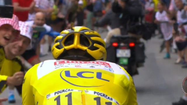 Tadej Pogacar - Screenshot © Eurosport