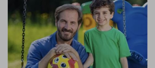 Maurizio Aiello e Damiano Zagaro ( Alberto Palladini e Federico Palladini) in una scena di un posto al sole ©