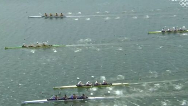 La gara del quattro senza a Tokyo 2020 - screenshot © eurosport.com