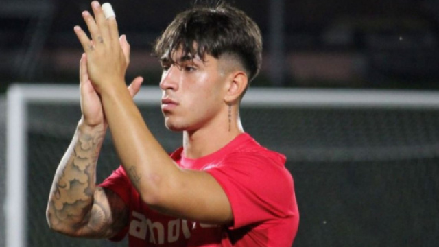 Filippo Groppelli con la maglia della Giana Erminio - © AsGiana.Com