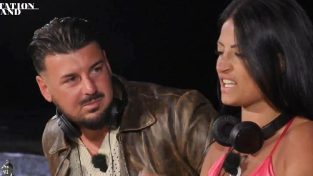 Lino e Alessia - screenshot &copy; Canale 5.