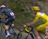 Vingegaard e Pogacar al Tour de France - Screenshot © Eurosport