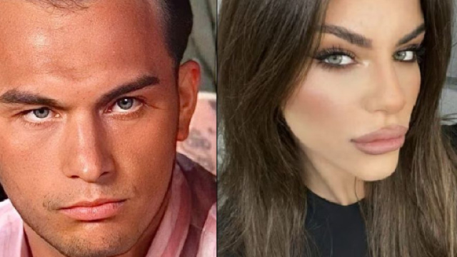 Raul Dumitras e Nicole Belloni - screenshot © Canale 5/Instagram.