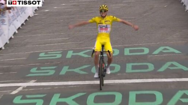 Tadej Pogacar - Screenshot © Eurosport