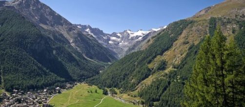 Una vista dall'alto di Cogne © Pixabay