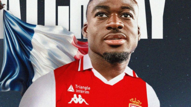 Youssouf Fofana, centrocampista del Monaco. Foto © Monaco