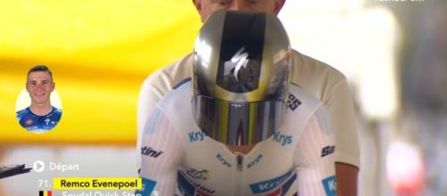 Remco Evenepoel - Screenshot © Eurosport