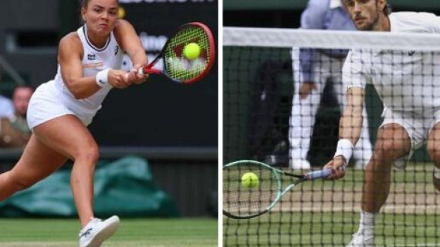 Jasmine Paolini e Lorenzo Musetti a Wimbledon - Foto &copy; Il Tirreno