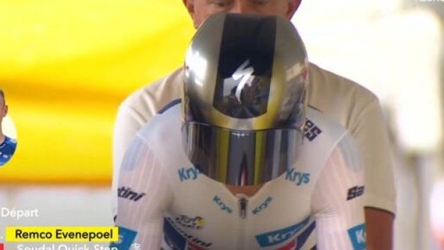 Remco Evenepoel - Screenshot © Eurosport