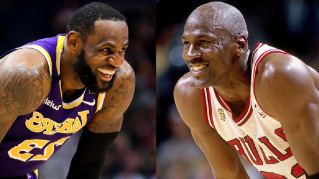LeBron James e Michael Jordan ©nbareligion