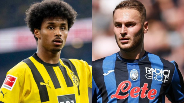 Karim Adeyemi, esterno del Borussia Dortmund. Foto © X/Adeyemi. Teun Koopmeiners, centrocampista dell'Atalanta. Foto © Atalanta