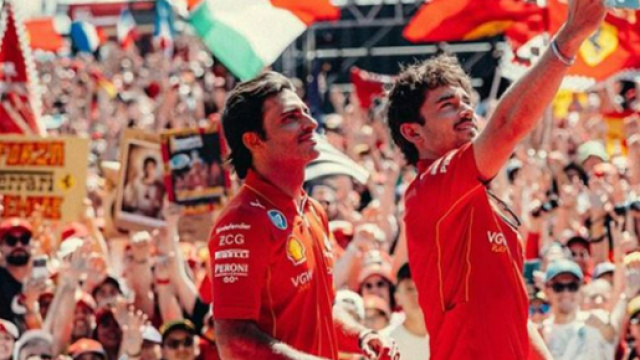 Leclerc e Sainz ©Profilo Instagram Charles Leclerc.