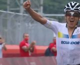 Il campione olimpico di ciclismo Richard Carapaz - Screenshot © Eurosport.