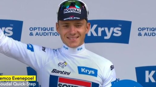 Remco Evenepoel - Screenshot © Eurosport