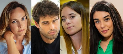 Diana (Sara Zanier), Nunzio (Vladimir Randazzo), Chiara (Alessandra Masi), Rossella (Giorgia Gianetiempo) © Un Posto al Sole Rai