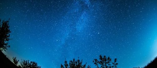 Cielo stellato con alcuni alberi - © Pexels.