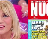 Gemma Galgani e la copertina del settimanale Nuovo - screenshot © Canale 5/Nuovo Tv.