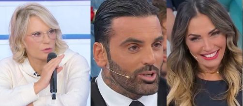 Maria De Filippi, Mario Cusitore e Ida Platano - screenshot © Canale 5.