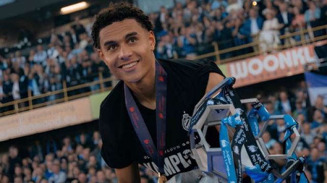 Antonio Nusa con la maglia del Club Bruges © Instagram