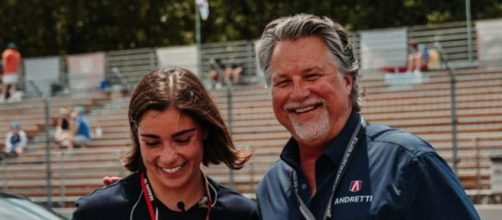 A destra, l'ex pilota Michael Andretti © Instagram Michael Andretti.