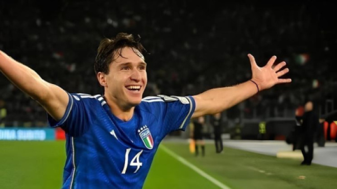 Federico Chiesa con la maglia della Nazionale Italiana © Instagram