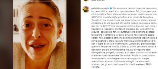 Gerardina Trovato nell'appello social, la reazione di Gabriele Parpiglia © Instagram @ gabrieleparpiglia e @gerardinatrovato_official