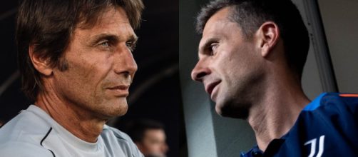 Antonio Conte, foto © SSC Napoli e Thiago Motta, foto © Juventus FC