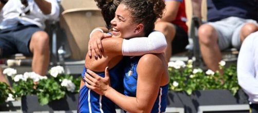 Sara Errani e Jasmine Paolini © Profilo X ufficiale CONI