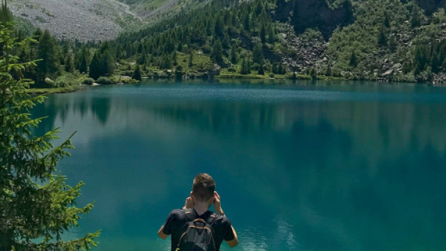 Un veduta del Lago Aviolo, luglio 2022 &copy; Mara Bossini