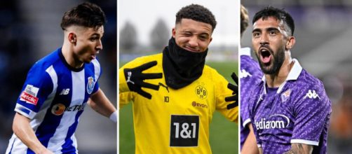 Francisco Conceicao. Foto © X/Conceicao. Jadon Sancho. Foto © Borussia Dortmund. Nico Gonzalez. Foto © Fiorentina.