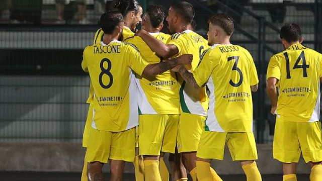 Audace Cerignola vince per 4 reti a 3 contro la Juve Next Gen ( © foto pagina Facebook Audace Cerignola)