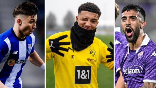 Francisco Conceicao. Foto &copy; X/Conceicao. Jadon Sancho. Foto &copy; Borussia Dortmund. Nico Gonzalez. Foto &copy; Fiorentina.