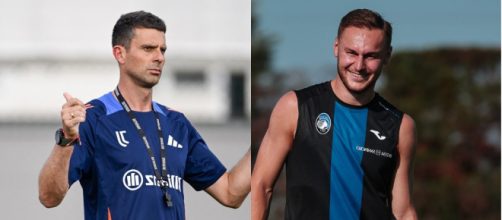 Thiago Motta, allenatore della Juventus. Foto © Juventus. Teun Koopmeiners, centrocampista dell'Atalanta. Foto © Atalanta