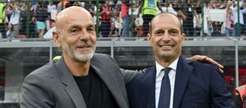 Stefano Pioli (a sinistra) e Massimiliano Allegri (a destra), due ex allenatori del Milan © Instagram