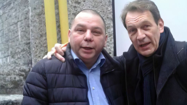 Vittorio Colnaghi insieme a Riccardo Polizzy Carbonelli &copy; Fb official Riccardo Polizzy Carbonelli.