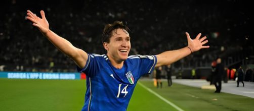 Federico Chiesa con la maglia dell'Italia © profilo Instagram fedexchiesa