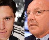 Federico Chiesa, attaccante della Juventus. Foto © Juventus. Giuseppe Marotta, presidente dell'Inter. Foto © Juventus FC