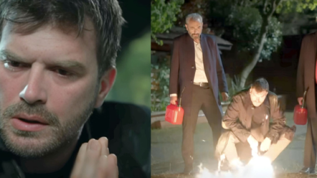 Aslan occulta il corpo di Atilla - screenshot &copy; The family.