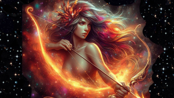 Segno zodiacale del Sagittario - © Bing IA.
