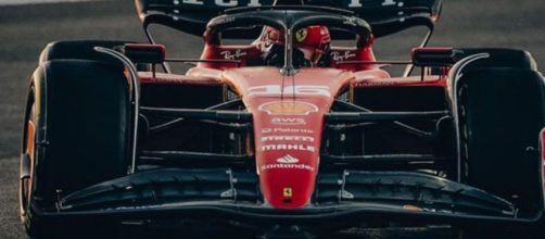 Charles Leclerc al volante della Ferrari © Instagram