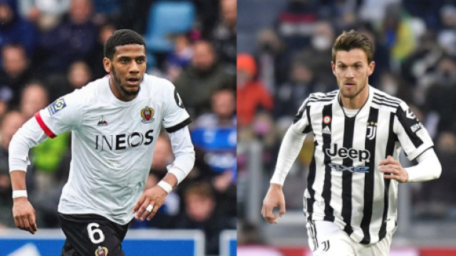 Jean-Clair Todibo, difensore del Nizza. Foto © X/Todibo. Daniele Rugani, difensore della Juventus - Foto ©X/Rugani