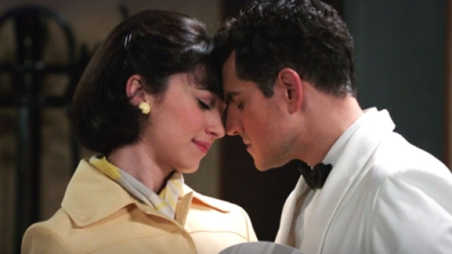 Elvira e Salvatore in scena, screenshot &copy; Il paradiso delle signore