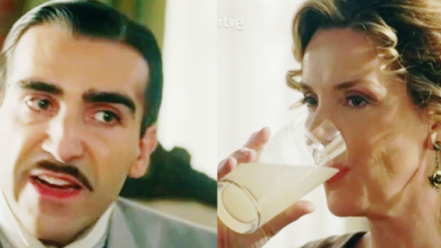 Cruz e Lorenzo in scena, screenshot &copy; La Promessa