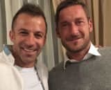 Alessandro Del Piero e Francesco Totti. Foto © X/Totti