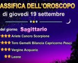 Oroscopo di giovedì 19 settembre, la classifica del giorno - © Roberta Carsoli.